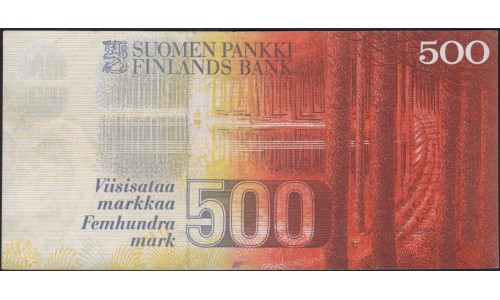 Финляндия 500 марок 1986 (FINLAND 500 Mark 1986) P 120 : XF/aUNC