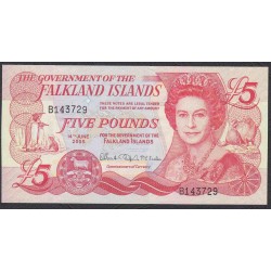 Фолклендские Острова 5 фунтов 2005 года (FALKLAND ISLANDS 5 Pounds 2005) P 17: UNC
