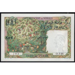 Джибути, Французское побережье Сомали 100 франков (1952) 782 O. 146 (FRANCAISE des SOMALIS 100 francs (1952)) P 26: UNC