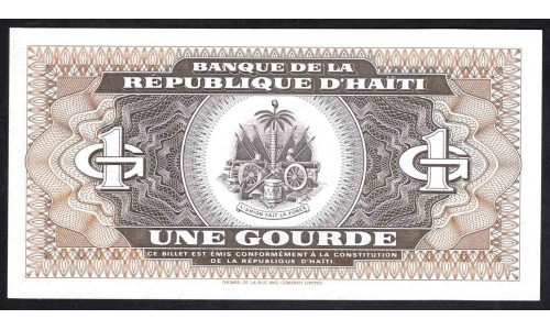 Гаити 1 гурд 1993 г. (HAITI 1 Gourde 1993) P 259: UNC