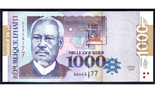 Гаити 1000 гурдов 2009 г. (HAITI 1000 Gourdes 2009) P278d: UNC