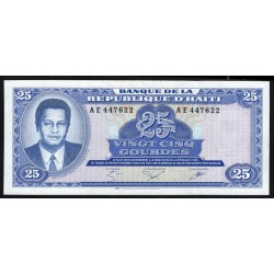 Гаити 25 гурдов 17.08.1979 года (HAITI 25 Gourdes 17.08.1979) P243: UNC--