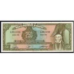 Гаити 250 гурдов 1988 год, РЕАЛЬНЫЙ РАРИТЕТ (HAITI 250 Gourdes 1988, RARE) P 251a: UNC