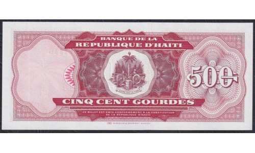Гаити 500 гурдов 1993 год, AA321118 (HAITI  500 Gourdes 2003) P 264a: UNC