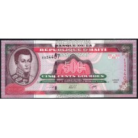 Гаити 500 гурдов 2000 г. (HAITI  500 Gourdes 2000) P 270a: UNC