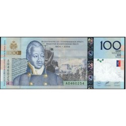 Гаити 100 гурдов 2004 г. (HAITI 100 Gourdes 2004) P 275a: UNC-