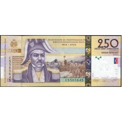 Гаити 250 гурдов 2008 (HAITI 250 Gourdes 2008) P 276c : UNC