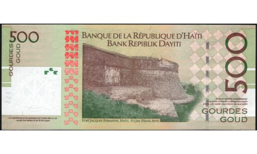 Гаити 500 гурдов 2007 (HAITI 500 Gourdes 2007) P 277b : UNC