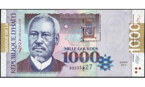 Гаити 1000 гурдов 2014 (HAITI 1000 Gourdes 2014) P 278e : UNC