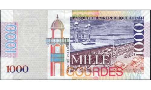 Гаити 1000 гурдов 2014 (HAITI 1000 Gourdes 2014) P 278e : UNC