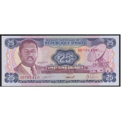 Гаити 25 гурдов 22.11.1973 года, РЕДКИЕ (HAITI 25 Gourdes 22ю11ю1973) P 218: UNC