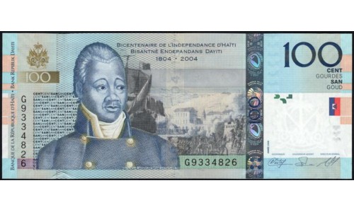 Гаити 100 гурдов 2008 (HAITI 100 Gourdes 2008) P 275b : UNC