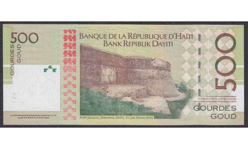 Гаити 500 гурдов 2004 г. (HAITI 500 Gourdes 2004) P 277а: UNC