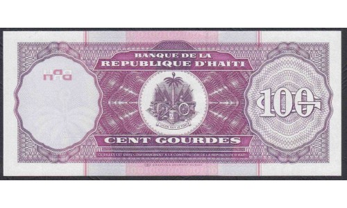 Гаити 100 гурдов  2000 г. (HAITI 100 Gourdes 2000) P 268: UNC