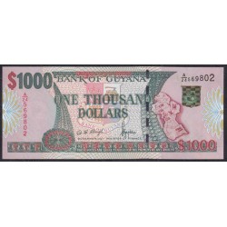 Гайана 1000 долларов (2000-2005) (GUYANA 1000 dollars (2000-2005)) P 35(1): UNC