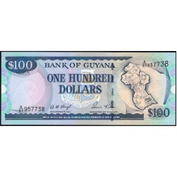 Гайана 100 долларов (1999-2005) (GUYANA 100 dollars (1999-2005)) P 31(3) : UNC