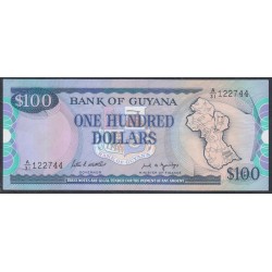 Гайана 100 долларов (1999-2005) (GUYANA 100 dollars (1999-2005)) P 28(1) : UNC