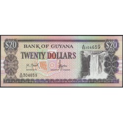 Гайана 20 долларов (1996-2018) (GUYANA 20 dollars (1996-2018)) P 30a : UNC