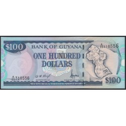 Гайана 100 долларов (1999-2005) (GUYANA 100 dollars (1999-2005)) P 31(2) : UNC