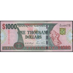 Гайана 1000 долларов (2000-2005) (GUYANA 1000 dollars (2000-2005)) P 35(2) : UNC