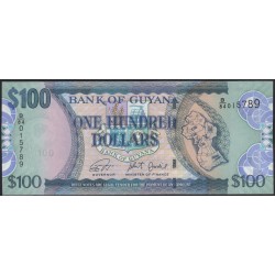 Гайана 100 долларов (2005-2016) (GUYANA 100 dollars (2005-2016)) P 36d : UNC