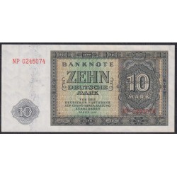 Германия, ГДР 10 марок 1948 год  (Germany DDR 10 Deutsche mark 1948 year) P 12b: UNC