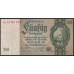Германия 50 рейхсмарок 1933 год, G.01781566 (Germany 50 Reichsmark 1933 year) P 182b: UNC