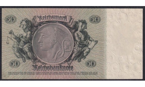 Германия 50 рейхсмарок 1933 год, G.01781566 (Germany 50 Reichsmark 1933 year) P 182b: UNC