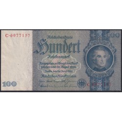 Германия 100 рейхсмарок 1935 год, C.6977157 (Germany 100 Reichsmark 1935) P 183b: UNC