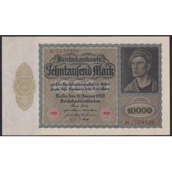 Германия 10000 марок 1922 год (Germany 10000 Mark 1922) P 71: UNC