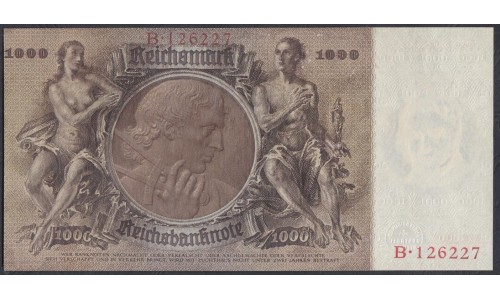 Германия 1000 марок 1936 год, B 126227 (Germany 1000 Reichsmark 1936 year) P 184: UNC