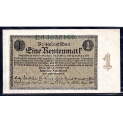 Германия 1 рентмарка 1923 год (Germany 1 rentenmark 1923 year) P 161: UNC