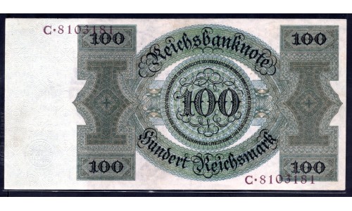 Германия 100 рейхсмарок 1924 год (Germany 100 Reichsmark 1924 year) P 178: aUNC