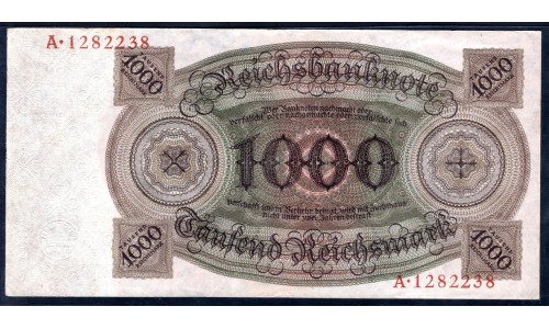 Германия 1000 рейхсмарок 1924 год (Germany 1000 Reichsmark 1924 year) P 179: UNC-/UNC