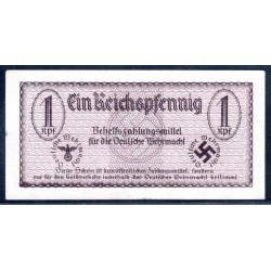Вермахт 1 Рейхпфеннинг 1940/42 год, РЕДКОСТЬ (Wehrmacht 1 Reichspfennig 1940/42 year, RAR) P-M31: aUNC