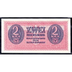 Вермахт  2 Рейхсмарки 1942/44 год (Wehrmacht 2 Reichsmark 1942/44 year) P-M37: UNC-