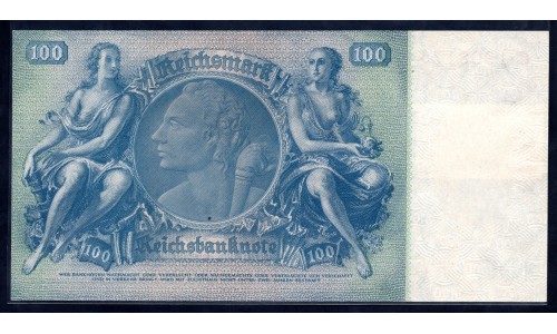 Германия 100 марок 1948 год, зона Советских войск (Germany 100 Mark 1948 year, Soviet Occupation) P 7b: UNC
