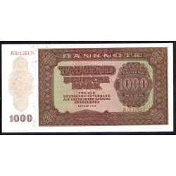 Германия 1000 марок 1948 год  (Germany DDR 1000 Deutsche mark 1948 year) P 16: UNC