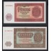 Германия, ГДР полный набор от 5 до 100 марок 1955 год (Germany DDR complete set  5-100 mark 1955 year) P 17-21: UNC
