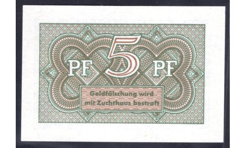 ФРГ 5 пфеннингов 1967 год (GFR 5 pfennig 1967 year) P 25: UNC