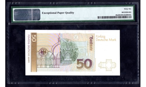  ФРГ 50 марок 1989 год (Germany, GFR 50 Mark 1989 year) P 40a: UNC