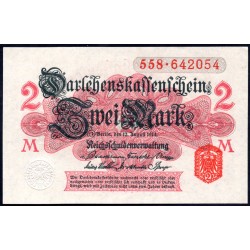 Германия 2 марки 1914 год (Germany 2 Mark 1914 year) P 53: UNC
