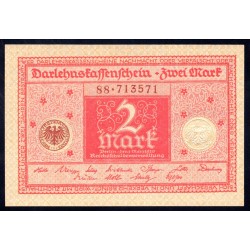 Германия 2 марки 1920 год (Germany 2 Mark 1920 year) P 59: UNC