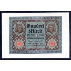 Германия 100 марок 1920 год (Germany 100 Mark 1920 year) P 69a: UNC
