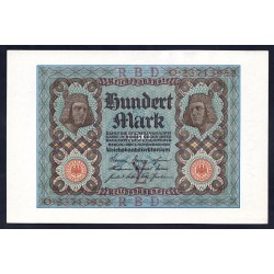 Германия 100 марок 1920 год (Germany 100 Mark 1920 year) P 69b: UNC-