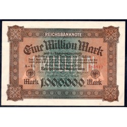 Германия 1000000 марок 1923 год (Germany 1000000 Mark 1923 year) P 86: UNC