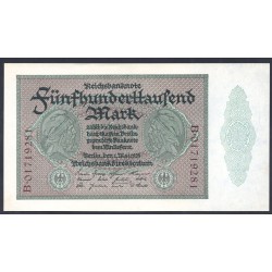 Германия 500000 марок 1923 год (Germany 500000 Mark 1923 year) P 88b: UNC
