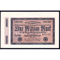 Германия 1000000 марок 1923 год, 1 вариант (Germany 1000000 Mark 1923 year) P 93: UNC