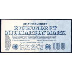 Германия 100000000000 марок 1923 год (Germany 10000000000 Mark 1923 year) P 126: UNC