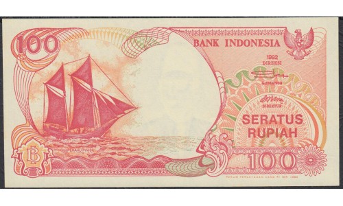 Индонезия 100 рупий 1992 (1994) г. (Indonesia 100 rupiah 1992 (1994) year) P127c:UNC-